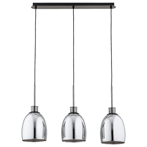 Lampa wisząca DERSEL grafit 3xE27 62516 Alfa
