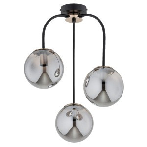 Lampa sufitowa GAMMA czarna 3xE14 62508 Alfa