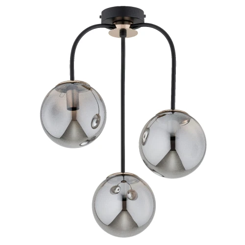 Lampa sufitowa GAMMA czarna 3xE14 62508 Alfa