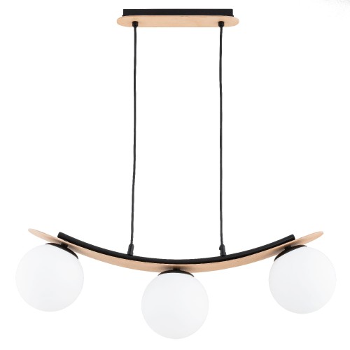 Lampa wisząca NAIRA MIX drewniana 3xE14 62504 Alfa