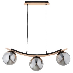 Lampa wisząca NAIRA drewniana 3xE14 62502 Alfa
