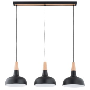 Lampa wisząca RODOS czarny/złoty 3xE27 62483 Alfa
