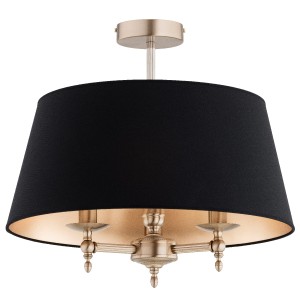 Lampa sufitowa ROKSANA złota & czarna 3xE14 62482 Alfa