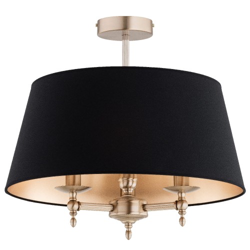Lampa sufitowa ROKSANA złota & czarna 3xE14 62482 Alfa