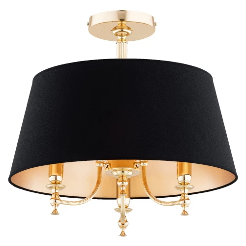 Lampa sufitowa ROSETTA złota & czarna 3xE14 62477 Alfa
