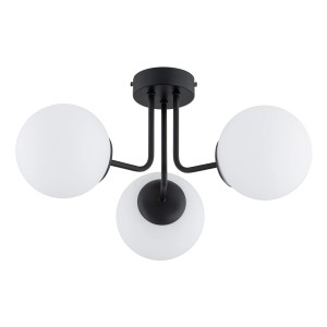 Lampa sufitowa PIERO czarna/biała 3xE14 62469 Alfa