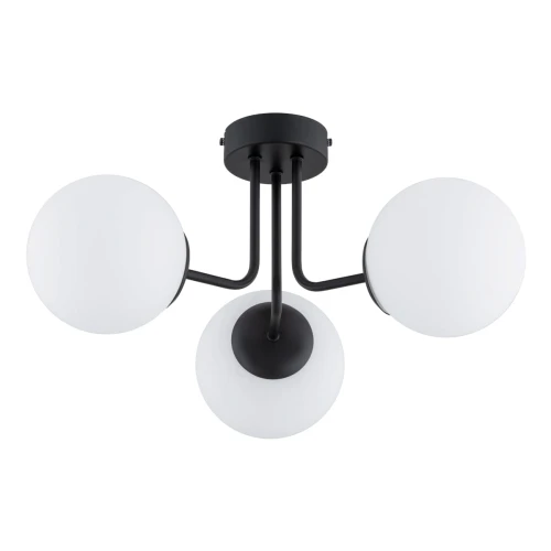 Lampa sufitowa PIERO czarna/biała 3xE14 62469 Alfa