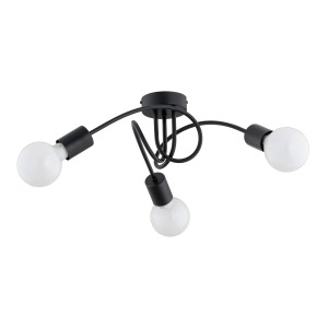 Lampa sufitowa FARTA czarna 3xE27 62466 Alfa