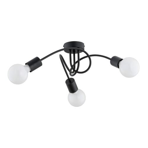 Lampa sufitowa FARTA czarna 3xE27 62466 Alfa