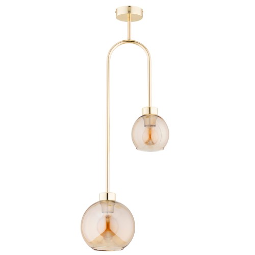 Lampa sufitowa VECTOR M złota 2xE14 62451 Alfa