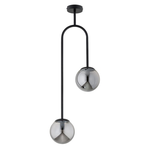 Lampa sufitowa VECTOR M czarna 2xE14 62450 Alfa