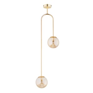 Lampa sufitowa VECTOR złota 2xE14 62449 Alfa