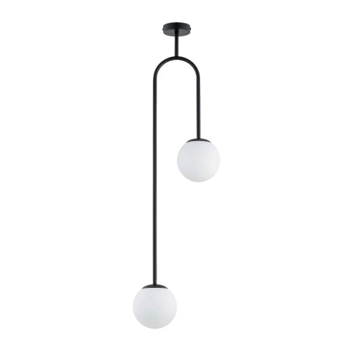 Lampa sufitowa VECTOR czarna 2xE14 62448 Alfa