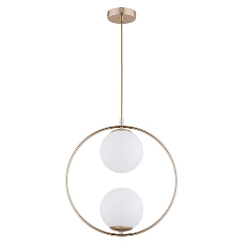 Lampa wisząca AVIA 54 złota 2xE14 62442 Alfa