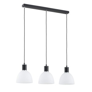 Lampa wisząca SANBRI czarna/biała 3xE27 62432 Alfa