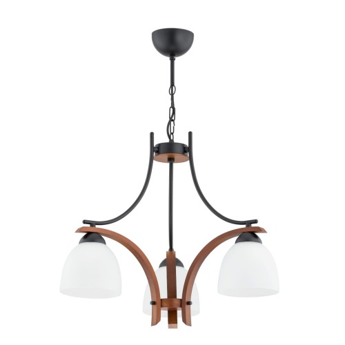 ŻyrandolBAFIA 3xE27 drewniana 62421 Alfa