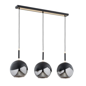 Lampa wisząca RIDO czarna 3xE27 62420 Alfa