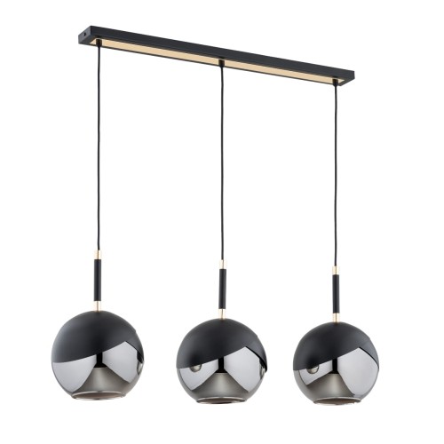 Lampa wisząca RIDO czarna 3xE27 62420 Alfa
