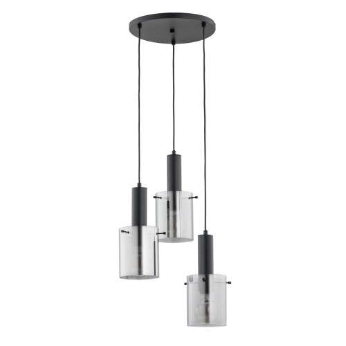 Lampa wisząca CELIA czarna 3xE27 62414 Alfa