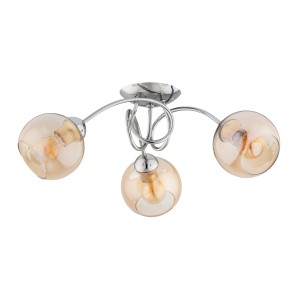 Lampa sufitowa TEVI chrom 3xE27 62413 Alfa