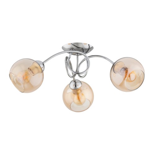 Lampa sufitowa TEVI chrom 3xE27 62413 Alfa