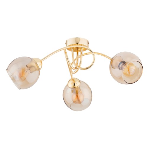 Lampa sufitowa SEYLA złota 3xE27 62410 Alfa