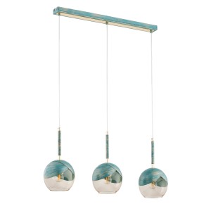 Lampa wisząca PRADA mietowa 3xE27 62408 Alfa
