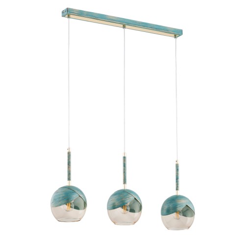 Lampa wisząca PRADA mietowa 3xE27 62408 Alfa