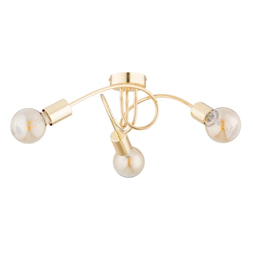 Lampa sufitowa FARTA złota 3xE27 62405 Alfa
