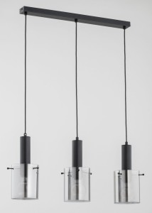 Lampa wisząca CELIA czarna 3xE27 62402 Alfa