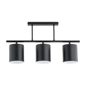 Lampa sufitowa ARCZI czarna 3xE27 62401 Alfa