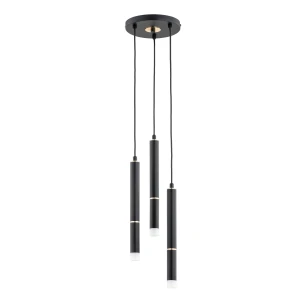 Lampa wisząca DERSO czarny/złoty 3xG9 62399 Alfa