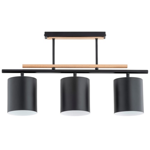 Lampa sufitowa ARCZI czarna 3xE27 62397 Alfa