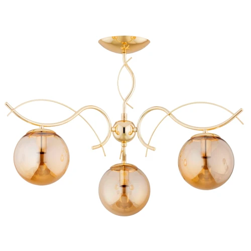 Lampa sufitowa PANDA złota 3xE14 62380 Alfa