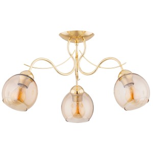 Lampa sufitowa NARIA złota 3xE27 62377 Alfa