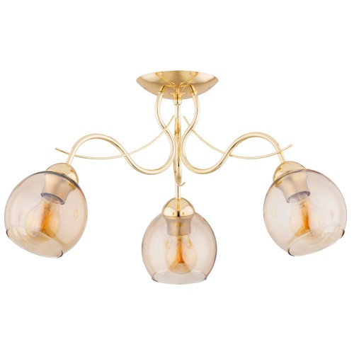 Lampa sufitowa NARIA złota 3xE27 62377 Alfa