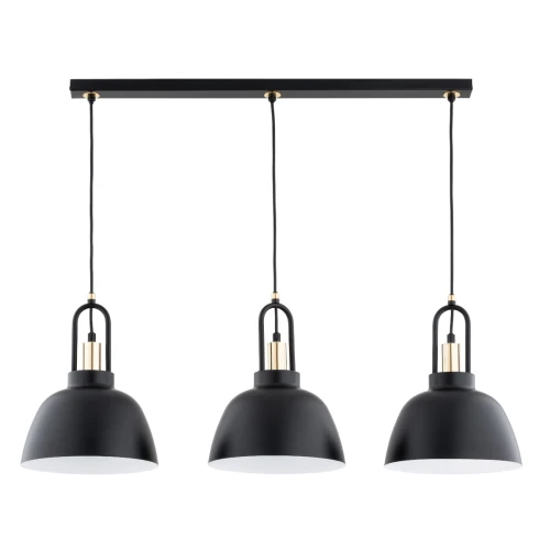 Lampa wisząca MIRAVE czarno/złota 3xE27 62375 Alfa