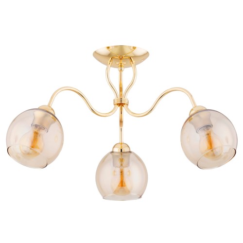 Lampa sufitowa ARIEL złota 3xE27 62370 Alfa