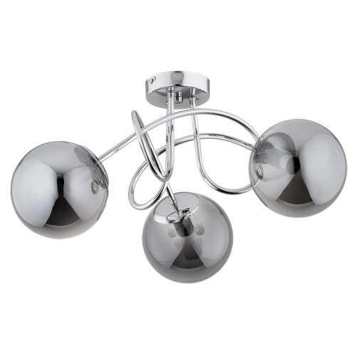 Lampa sufitowa BANKO chrom 3xE14 62366 Alfa