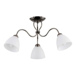 Lampa sufitowa ARIEL czarny/chrom 3xE27 62363 Alfa