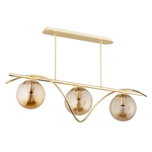 Lampa sufitowa VARNA złota 3xE14 62358 Alfa