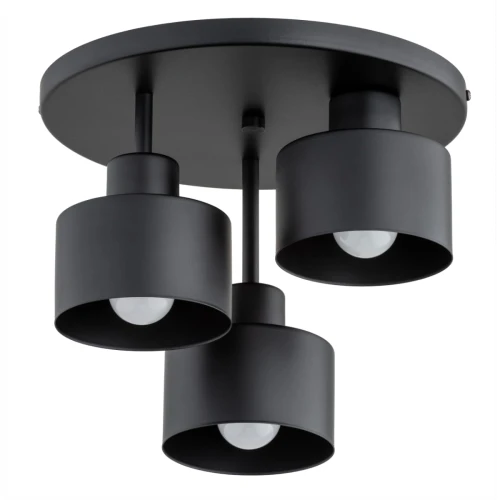 Lampa sufitowa ERANI czarna 3xE27 62346 Alfa