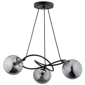 Lampa sufitowa VELTA czarna 3xE14  62344 Alfa