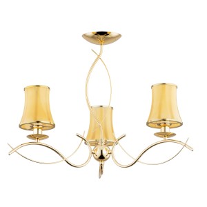 Lampa sufitowa MONZA ART. złota 3xE14 62335 Alfa