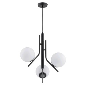 Lampa wisząca ESTEL czarno/biała 3xE14 62331 Alfa