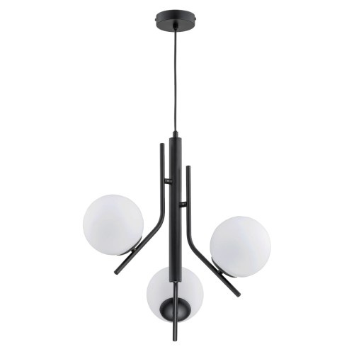 Lampa wisząca ESTEL czarno/biała 3xE14 62331 Alfa