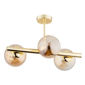 Lampa sufitowa ERAL złota 3xE14 62324 Alfa