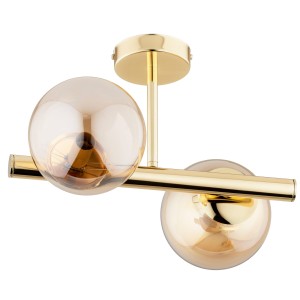 Lampa sufitowa ERAL złota 2xE14 62323 Alfa