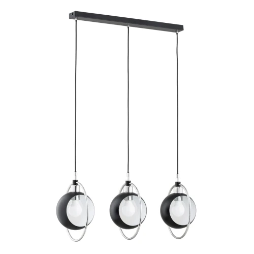 Lampa wisząca OLIMPIA czarna 3xE27 62318 Alfa
