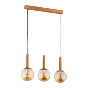 Lampa wisząca TORI drewniana 3xE14 62312 Alfa